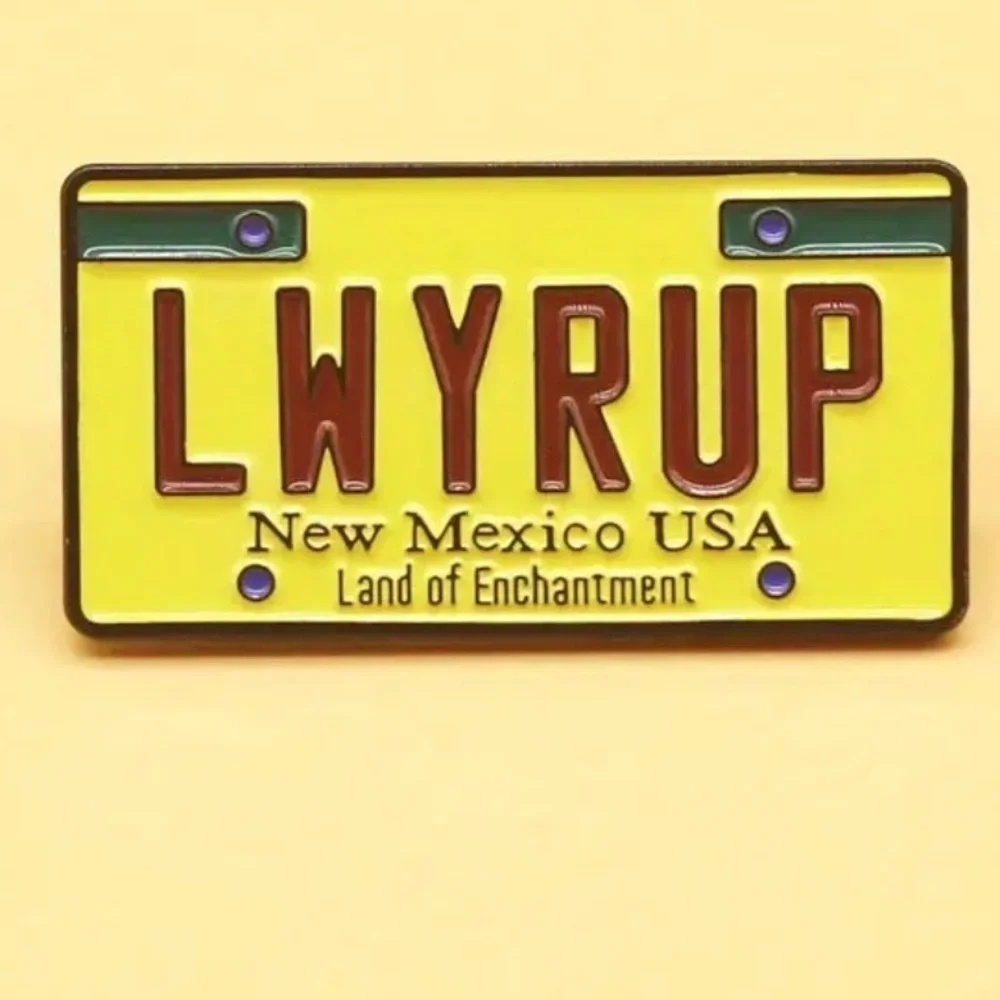 3/$25 “LWYRUP” New Mexico License Plate Pin Badge Brooch Flair Better Call Saul